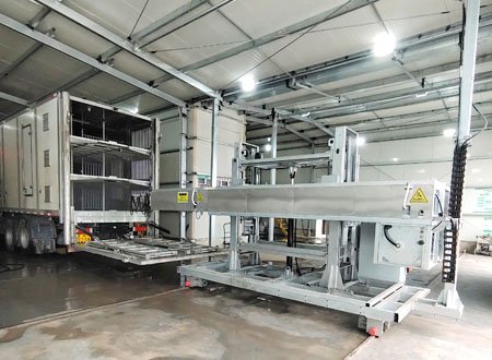 Automatic Interior Trailer Wash System